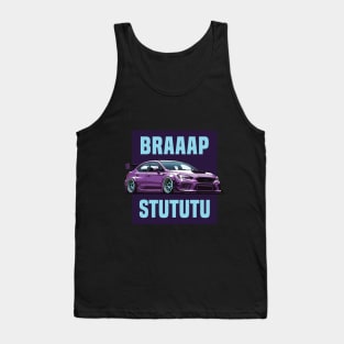 Subaru STI Car Art - Impreza WRX Widebody Modified JDM Car Tank Top